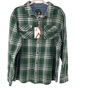 Ripzone flannel jacket thick shacket plaid camping outdoors fall mountains
